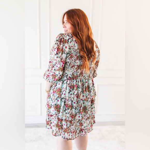 Floral Mini Dress - Picture 4 of 10